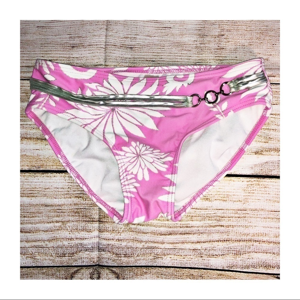 Limited Too Club Too Bikini Bottom Size 10 Floral